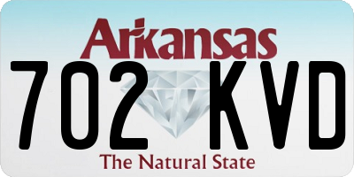 AR license plate 702KVD