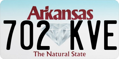 AR license plate 702KVE