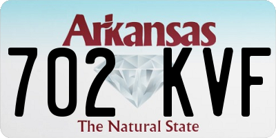 AR license plate 702KVF