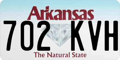 AR license plate 702KVH