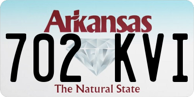 AR license plate 702KVI