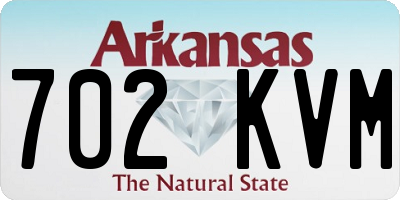 AR license plate 702KVM
