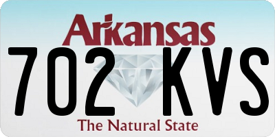 AR license plate 702KVS