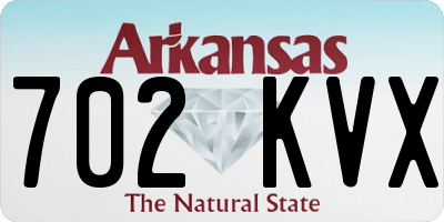 AR license plate 702KVX