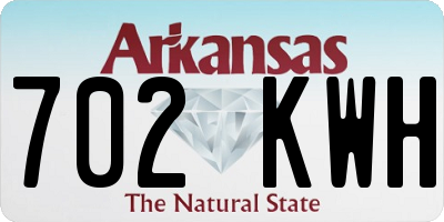 AR license plate 702KWH