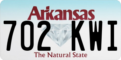 AR license plate 702KWI