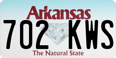 AR license plate 702KWS
