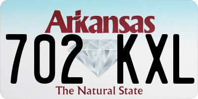 AR license plate 702KXL