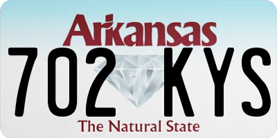 AR license plate 702KYS