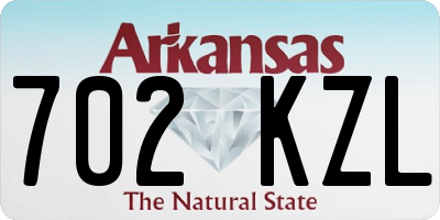 AR license plate 702KZL