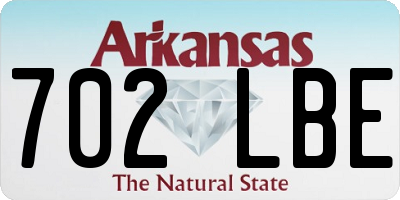 AR license plate 702LBE