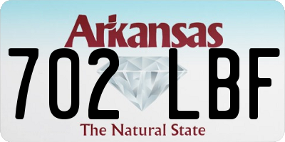 AR license plate 702LBF
