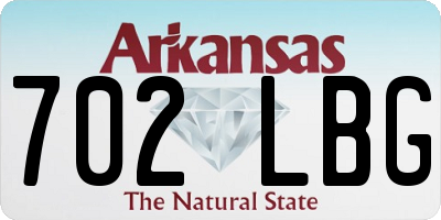 AR license plate 702LBG