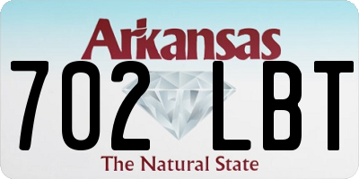 AR license plate 702LBT