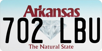 AR license plate 702LBU