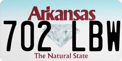 AR license plate 702LBW