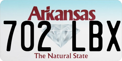 AR license plate 702LBX