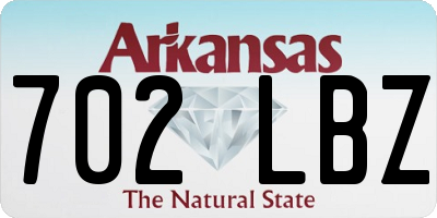 AR license plate 702LBZ