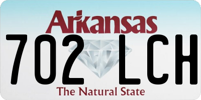 AR license plate 702LCH