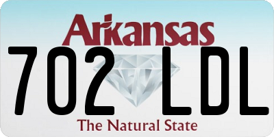 AR license plate 702LDL