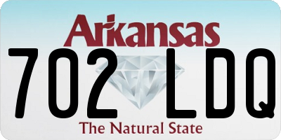 AR license plate 702LDQ