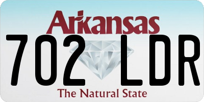 AR license plate 702LDR