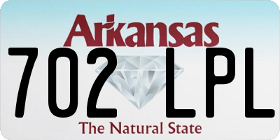 AR license plate 702LPL