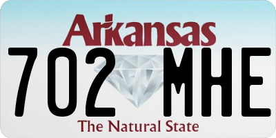 AR license plate 702MHE
