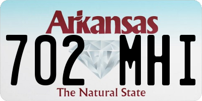 AR license plate 702MHI