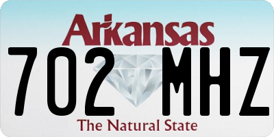 AR license plate 702MHZ