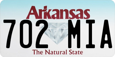 AR license plate 702MIA