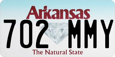 AR license plate 702MMY