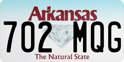 AR license plate 702MQG