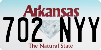 AR license plate 702NYY