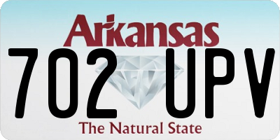 AR license plate 702UPV