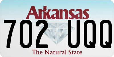 AR license plate 702UQQ