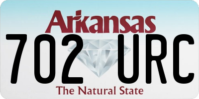 AR license plate 702URC