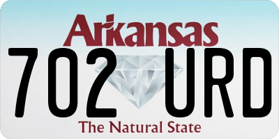 AR license plate 702URD