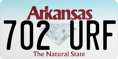 AR license plate 702URF