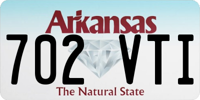 AR license plate 702VTI