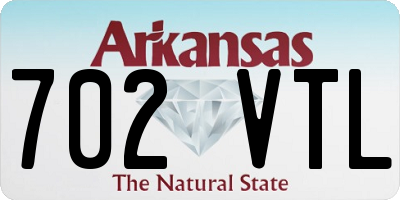 AR license plate 702VTL