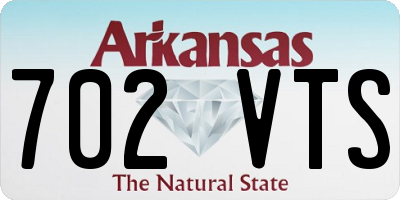 AR license plate 702VTS