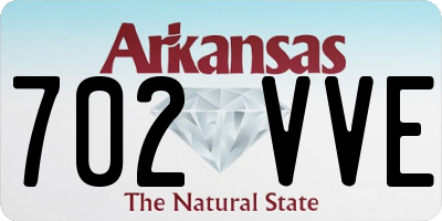 AR license plate 702VVE