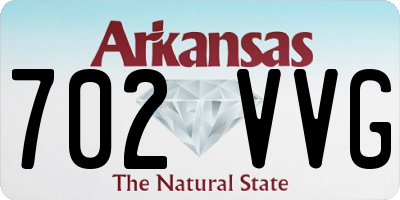 AR license plate 702VVG