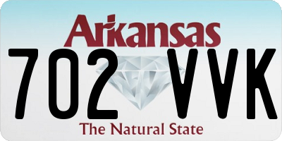 AR license plate 702VVK