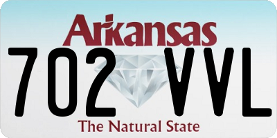 AR license plate 702VVL