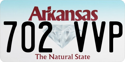 AR license plate 702VVP