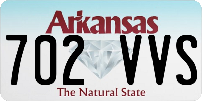 AR license plate 702VVS