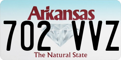 AR license plate 702VVZ