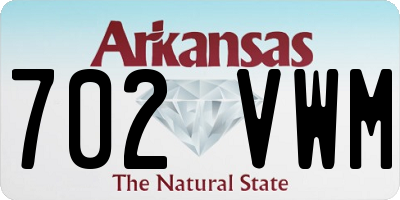 AR license plate 702VWM